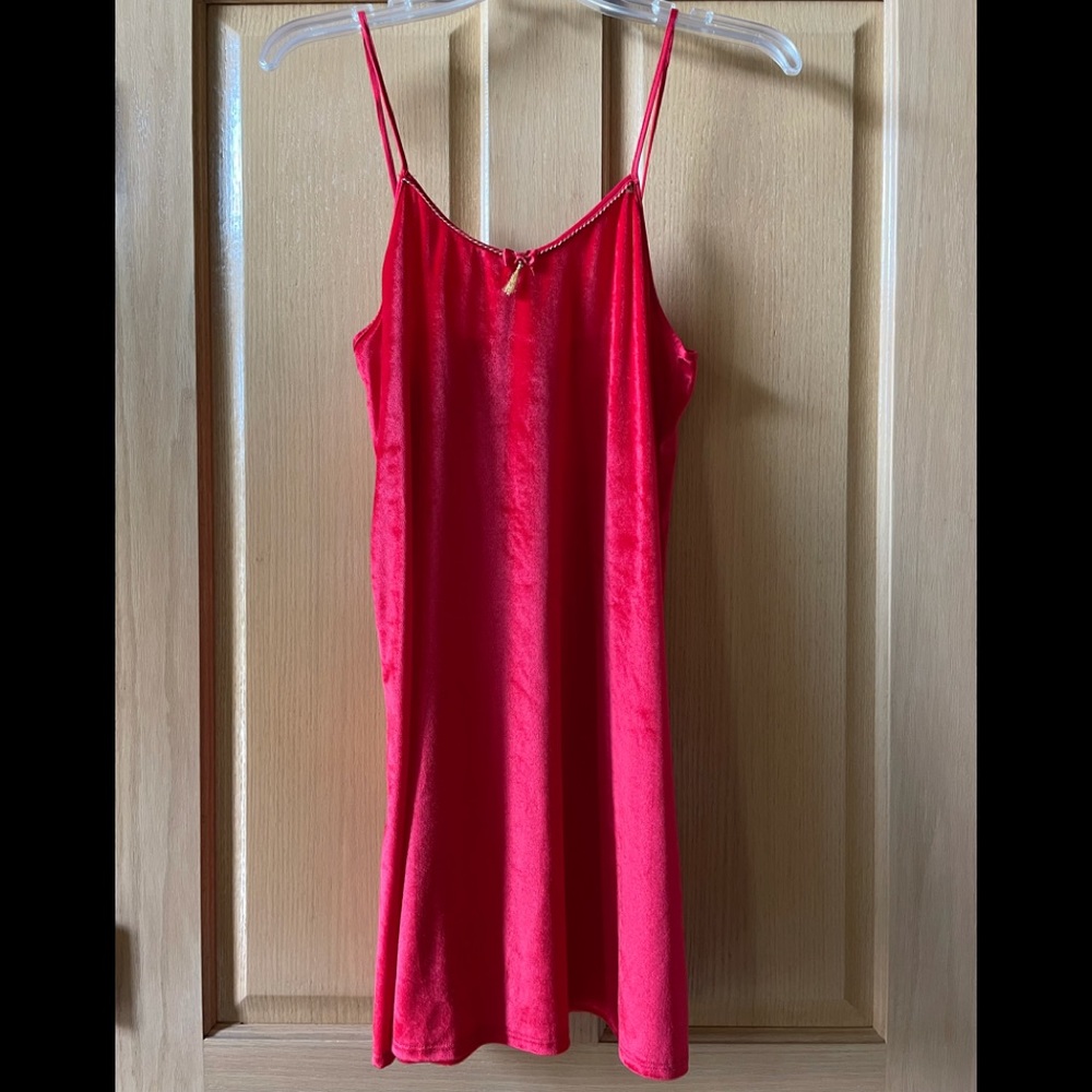 Elegant Red Chemise